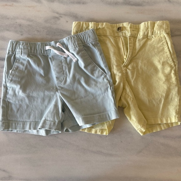 2 Janie & Jack Shorts Boy Size 5T (two pairs) - Picture 1 of 7